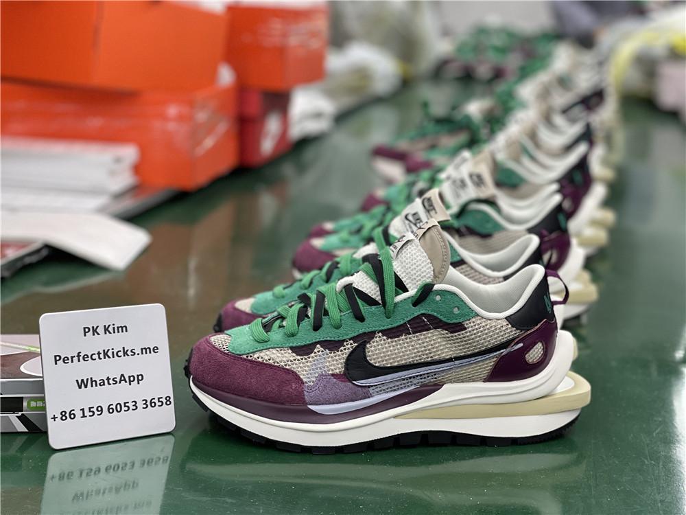 PK God sacai X Nike vaporwaffle string villain red retail materials ready to ship